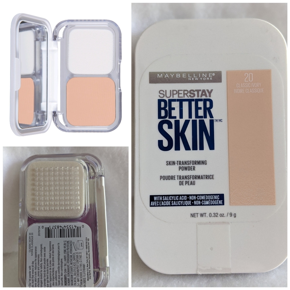 🛍️6x$22 Maybelline "classic Ivory"#20 superstar